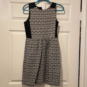 Black and White Madewell Dress
